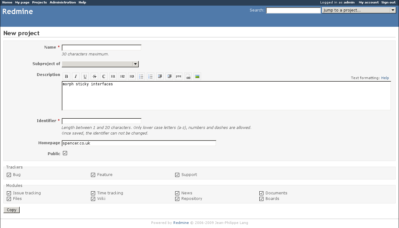 Run Redmine in the Cloud